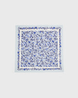 Ditsy Blue Folk Square Scarf
