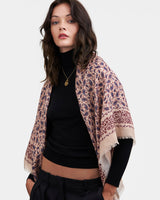 Paisley Folk Caramel Square Scarf