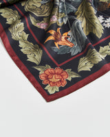 Winter Solstice Tales Green Square Scarf