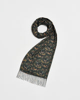 Into the Woods Green Tassel Scarf