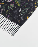 Wilderness Black Tassel Scarf
