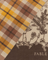 Woodland Tales Taupe Jacquard Scarf