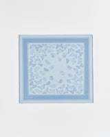 Blue Butterfly Jacquard Scarf