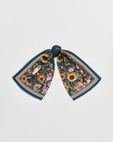Dark Green Botanical Scarf