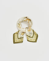 Nouveau Floral Yellow Scarf