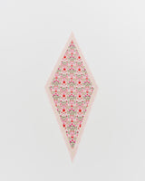 Pink Floral Heart Triangle Scarf