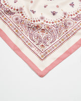 Eve Bee Pink Bandana Square Scarf