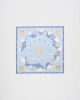 Zodiac Medium Square Scarf in Blue