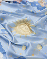 Zodiac Medium Square Scarf in Blue