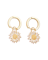 Daisy Huggie Earrings