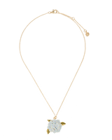 Enamel Hydrangea Necklace