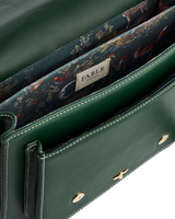 Into the Woods Green Classic Satchel