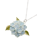 Hydrangea Silver Necklace