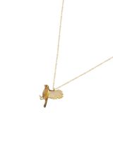 Enamel Robin Necklace
