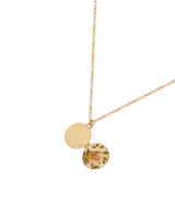 Fox & Acorn Oval Chain Locket Necklace
