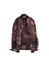 Deco Blooms Large Black Backpack