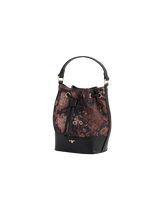 Deco Bloom Black Bucket Bag
