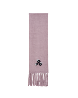 Forget-Me-Not Knitted Lilac Scarf