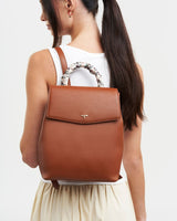 Tan Small Backpack
