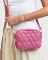 Quilted Rose Camera Bag