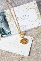 Leo Zodiac Spinner Necklace