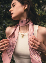 Lucky Clover Pearl Toggle Necklace