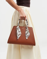 Grace Structured Tan Tote