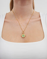 Capricorn Zodiac Spinner Necklace