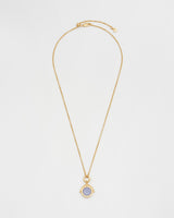 Aquarius Zodiac Spinner Necklace