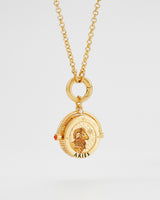 Aries Zodiac Spinner Necklace