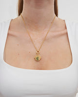 Virgo Zodiac Spinner Necklace