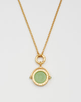 Virgo Zodiac Spinner Necklace
