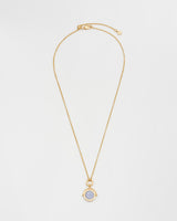 Libra Zodiac Spinner Necklace