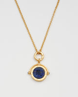 Scorpio Zodiac Spinner Necklace