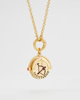 Sagittarius Zodiac Spinner Necklace