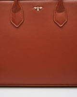 Grace Structured Tan Tote
