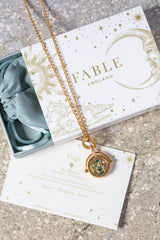 Virgo Zodiac Spinner Necklace