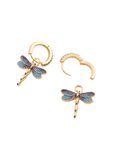 Dragonfly Crystal Earrings