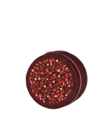 Magical Mushroom Embroidered Burgundy Velvet Jewellery Box