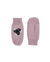 Forget-Me-Not Knitted Lilac Mittens