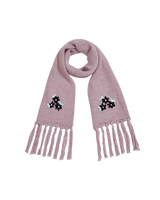 Forget-Me-Not Knitted Lilac Scarf
