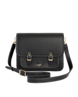 Magical Mushroom Black Satchel