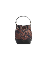 Deco Bloom Black Bucket Bag