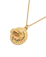 Running Bunny Locket Necklace