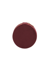 Magical Mushroom Embroidered Burgundy Velvet Jewellery Box