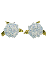 Hydrangea Silver Earrings