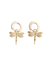 Dragonfly Crystal Earrings
