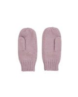 Forget-Me-Not Knitted Lilac Mittens