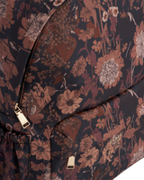 Deco Blooms Large Black Backpack