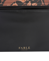 Deco Blooms Black Crossbody Handbag